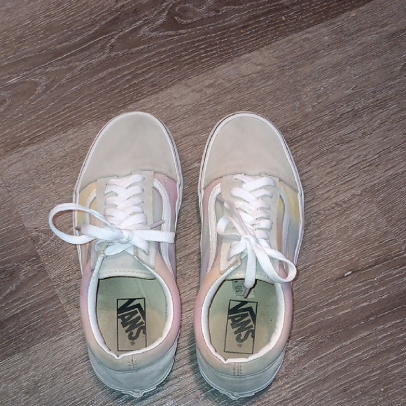 Women's Vans Preloved Multicolor Sneakers - Picture 8 of 10